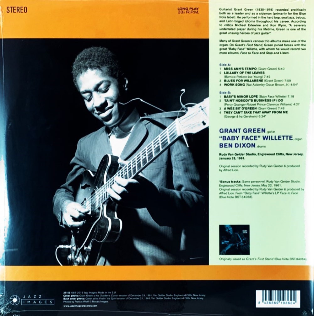 Grant Green - Grant's First Stand (LP novo) | Tracks Rio
